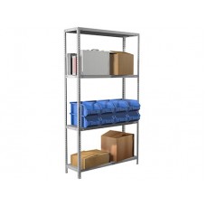 Стеллаж металлический MS Standart 185/100x40/4 металлический (усиленный)