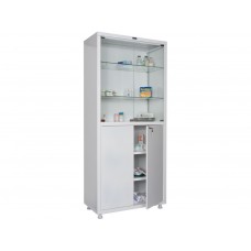 Медицинский шкаф двухстворчатый HILFE МД 2 1780/SG