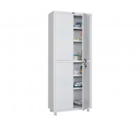 Медицинский шкаф двухстворчатый HILFE МД 2 1670/SS